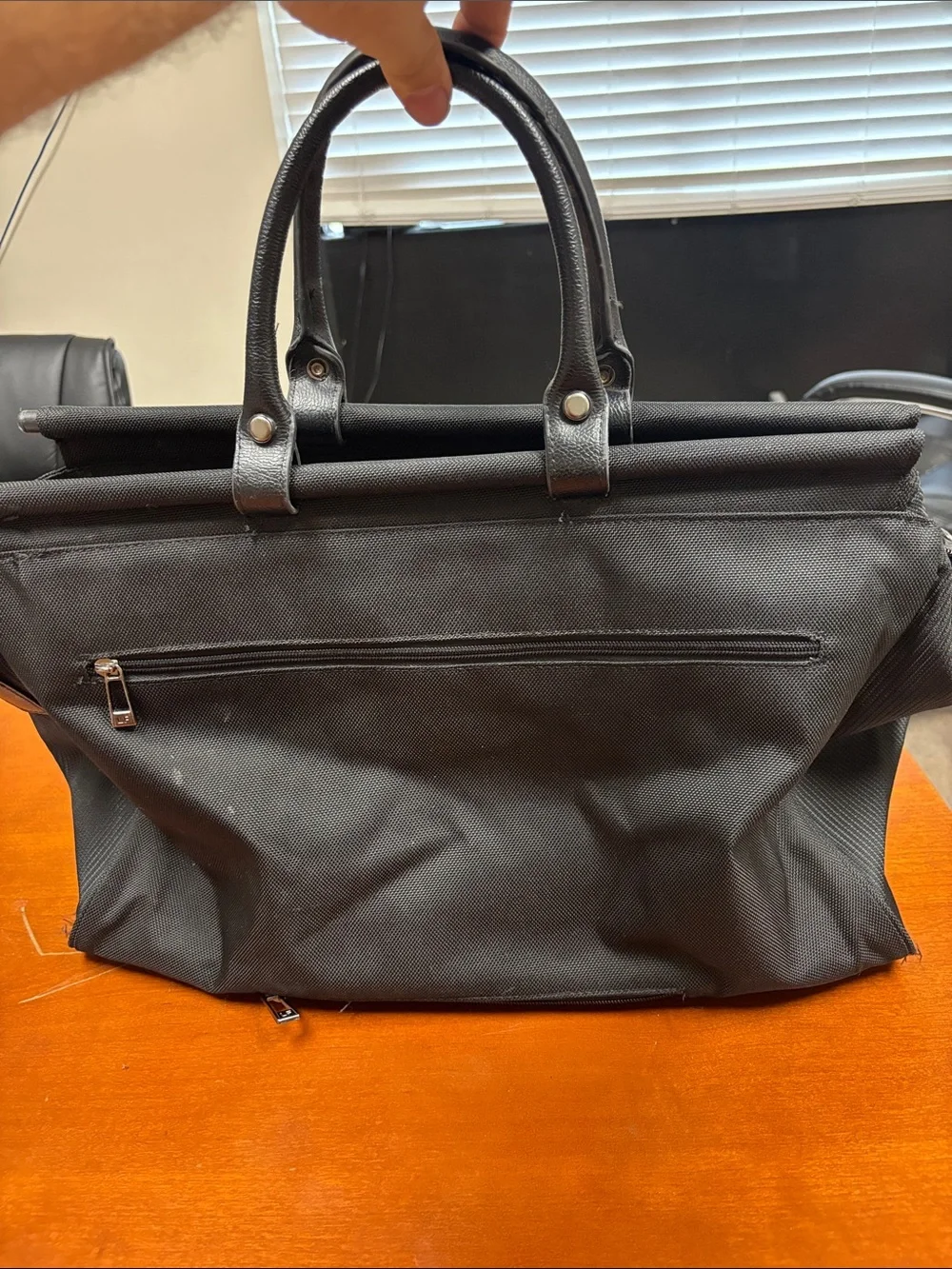 London Fog Black Men's Duffel with Top Handles
